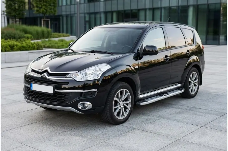Citroen C-Crosser 2007-2013 Seitenschweller Mevsim Grey (2 Stk., Aluminium) Image