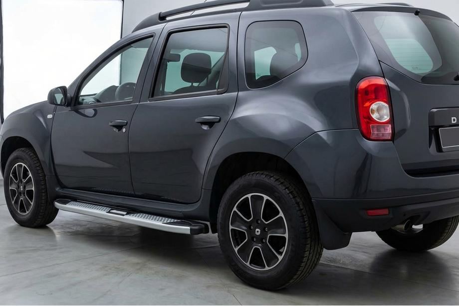 Dacia Duster 2008-2018 Seitenschweller Mevsim Grey (2 Stk., Aluminium) Image