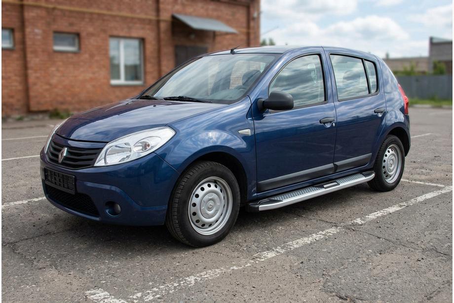Dacia Sandero 2007-2013 Seitenschweller Mevsim Grey (2 Stk., Aluminium) Image
