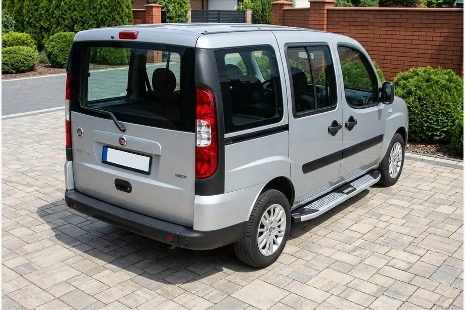 Fiat Doblo I 2005-2010 Seitenschweller Mevsim Grey (2 Stk., Aluminium) Image