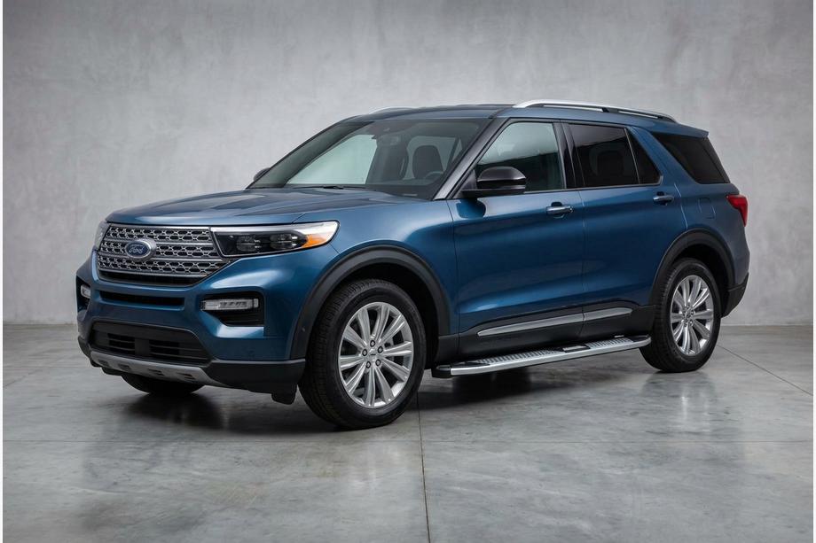 Ford Explorer 2019- Seitenschweller Mevsim Grey (2 Stk., Aluminium) Image