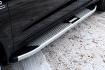 Hyundai Santa Fe 2 2006-2012 Seitenschweller Mevsim Grey (2 Stk., Aluminium) Foto 2