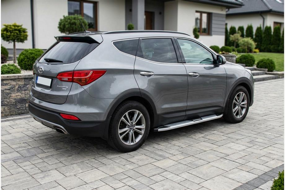 Hyundai Santa Fe 3 2012-2018 Seitenschweller Mevsim Grey (2 Stk., Aluminium) Image