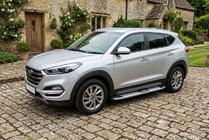 Hyundai Tucson TL 2016-2021 Seitenschweller Mevsim Grey (2 Stk., Aluminium) Foto 1