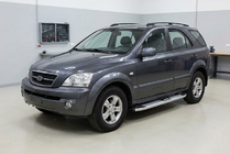 Kia Sorento I BL 2002-2009 Seitenschweller Mevsim Grey (2 Stk., Aluminium) Foto 1