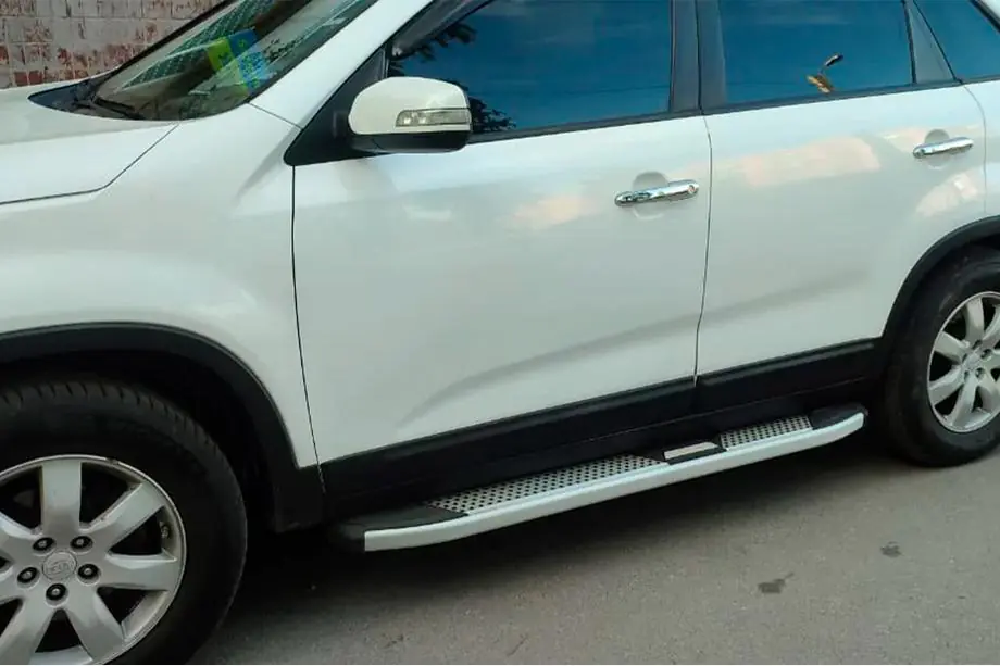 Kia Sorento II XM 2009-2014 Seitenschweller Mevsim Grey (2 Stk., Aluminium) Image
