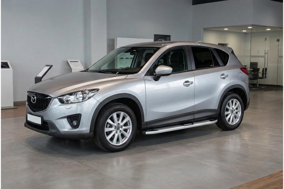 Mazda CX-5 2012-2017 Seitenschweller Mevsim Grey (2 Stk., Aluminium) Image