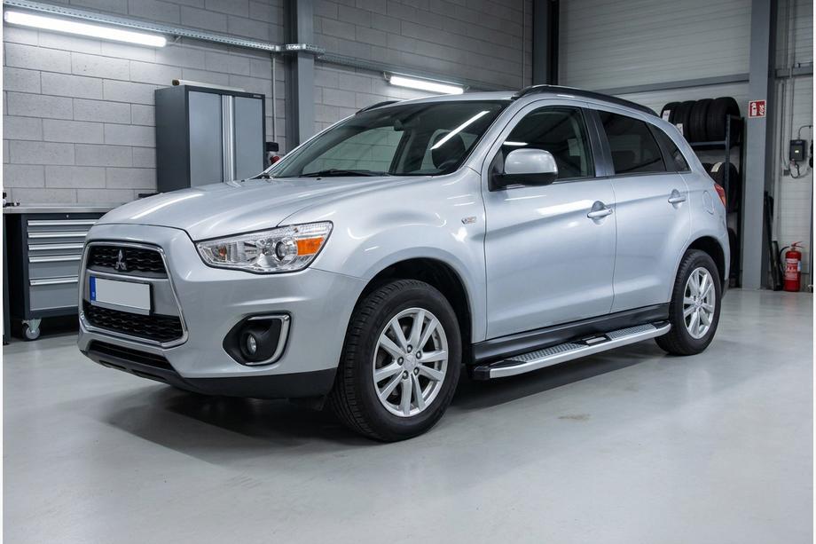 Mitsubishi ASX 2010-2023 Seitenschweller Mevsim Grey (2 Stk., Aluminium) Image