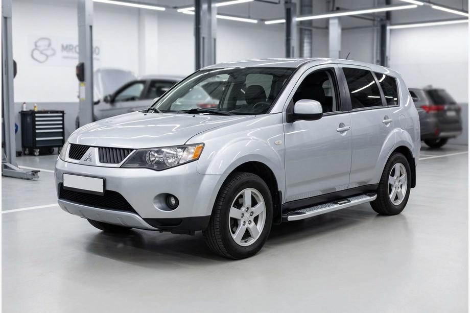 Mitsubishi Outlander 2006-2012 Seitenschweller Mevsim Grey (2 Stk., Aluminium) Foto 1