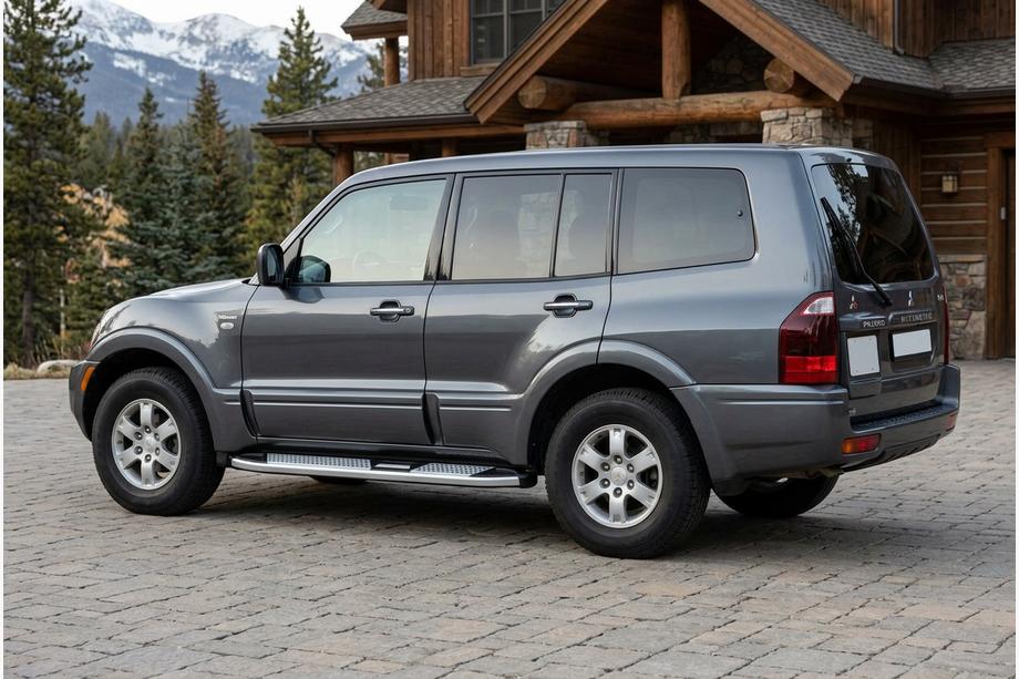 Mitsubishi Pajero Wagon III 1999-2006 Seitenschweller Mevsim Grey (2 Stk., Aluminium) Image