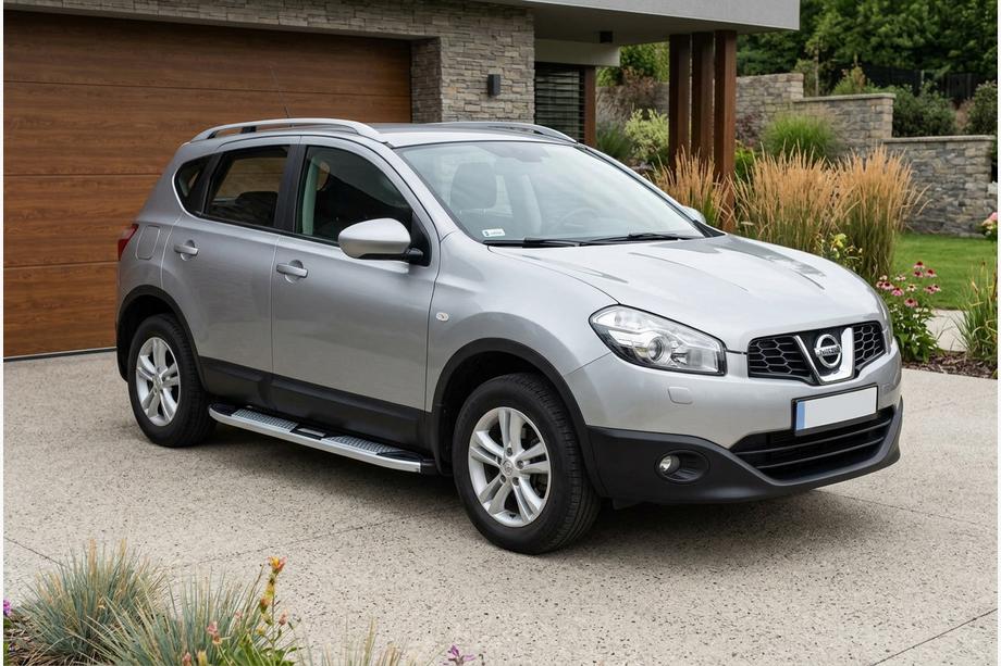 Nissan Qashqai 2010-2014 Seitenschweller Mevsim Grey (2 Stk., Aluminium) Image