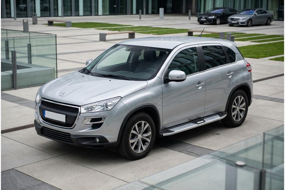 Peugeot 4008 2012-2017 Seitenschweller Mevsim Grey (2 Stk., Aluminium) Image