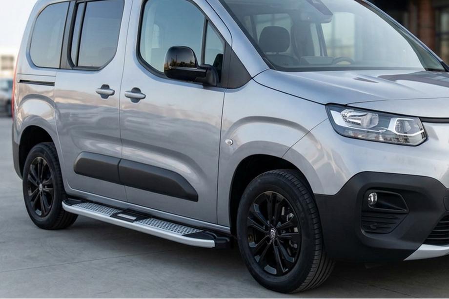 Peugeot Partner/Rifter 2019- Seitenschweller Mevsim Grey (2 Stk., Aluminium) Image