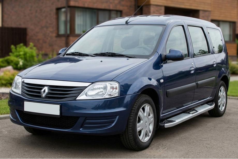 Renault Logan MCV 2005-2013 Seitenschweller Mevsim Grey (2 Stk., Aluminium) Foto 1