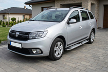Renault Logan MCV 2013-2022 Seitenschweller Mevsim Grey (2 Stk., Aluminium) Foto 1