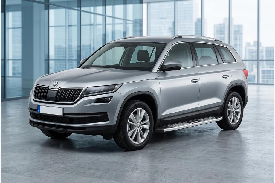 Skoda Kodiaq 2016-2023 Seitenschweller Mevsim Grey (2 Stk., Aluminium) Image