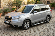 Subaru Forester 2013-2018 Seitenschweller Mevsim Grey (2 Stk., Aluminium) Foto 1