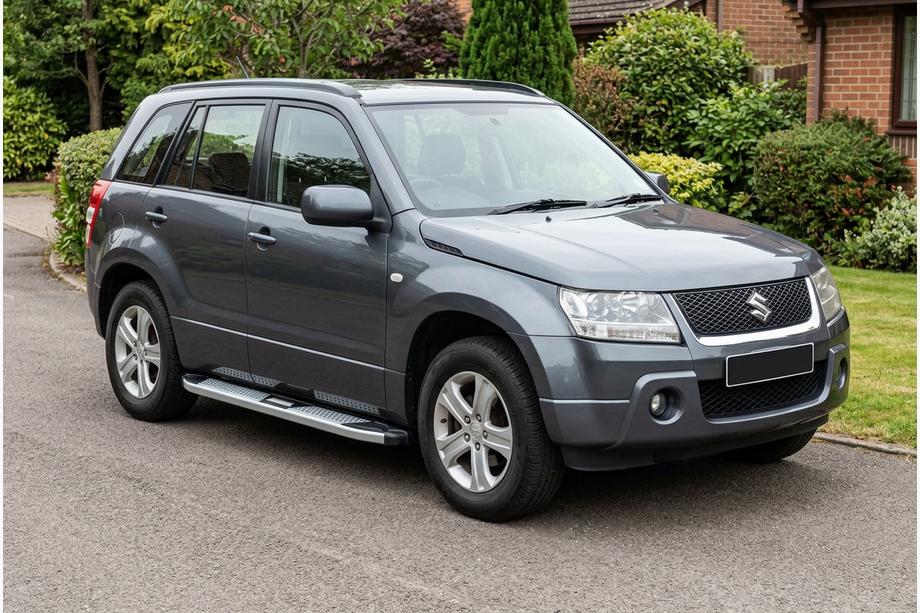 Suzuki Grand Vitara 2005-2017 Seitenschweller Mevsim Grey (2 Stk., Aluminium) Image