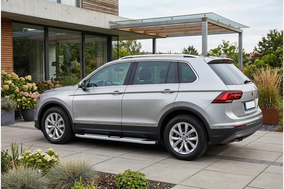 Volkswagen Tiguan 2016-2023 Seitenschweller Mevsim Grey (2 Stk., Aluminium) Foto 1