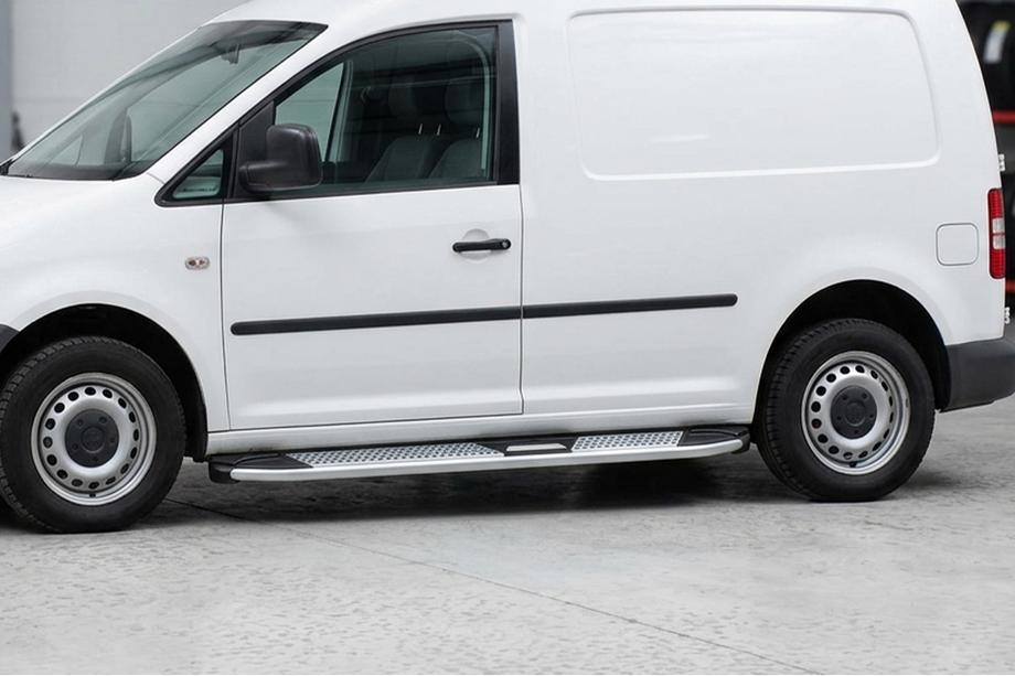 Volkswagen Caddy 2010-2015 Seitenschweller Mevsim Grey (2 Stk., Aluminium) Maxi Radstand Image