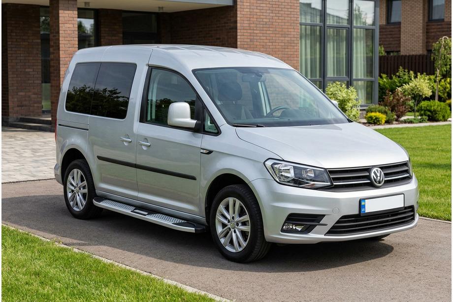 Volkswagen Caddy 2015-2020 Seitenschweller Mevsim Grey (2 Stk., Aluminium) Maxi Radstand Image