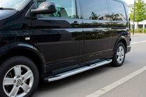 Volkswagen T5 2010-2015 Seitenschweller Mevsim Grey (2 Stk., Aluminium) Kurzer Radstand Foto 1