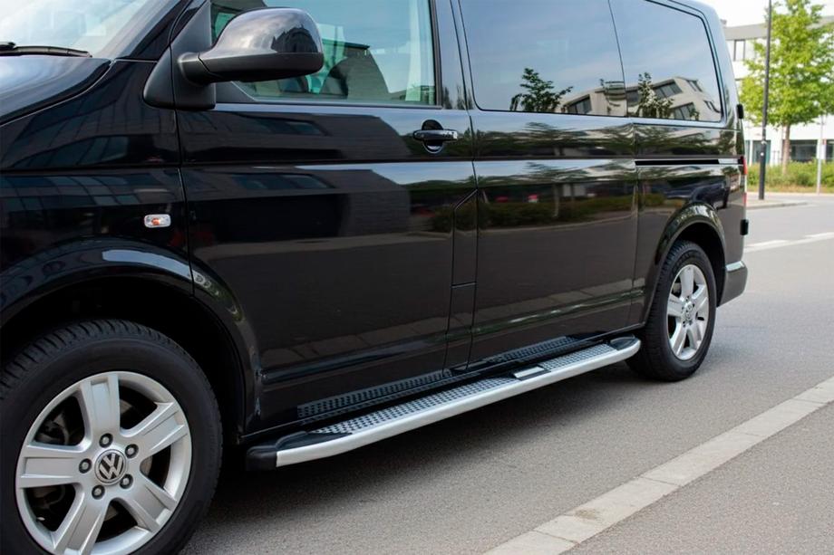 Volkswagen T5 2010-2015 Seitenschweller Mevsim Grey (2 Stk., Aluminium) Kurzer Radstand Image