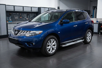 Nissan Murano 2008-2014 Seitenschweller Mevsim Grey (2 Stk., Aluminium) Foto 1