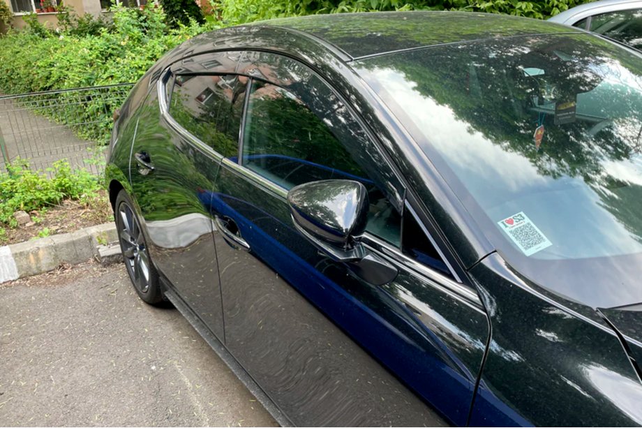 Mazda 3 2019- Windabweiser HB (4 Stk, HIC) Image