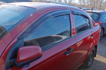 Chevrolet Aveo T200 2002-2008 Windabweiser SD (4 Stk, HIC) Foto 1