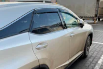 Lexus RX 2016-2022 Windabweiser mit Chromleisten LONG (4 Stk, HIC) Foto 2