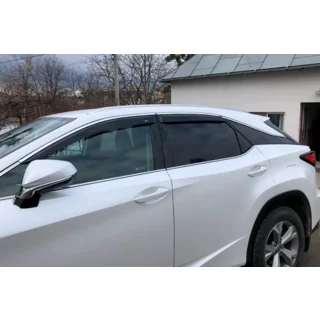 Windabweiser mit Chromleiste Short (4 Stk, HIC) Lexus RX 2016-2022 Foto 1