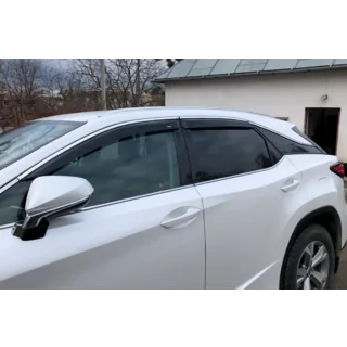 Windabweiser mit Chromleiste Short (4 Stk, HIC) Lexus RX 2016-2022 Foto 4