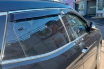 Hyundai Santa Fe 4 2018-2023 Windabweiser mit Chromleisten (4 Stk, HIC) Foto 2