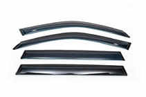 BMW X3 E83 2003-2010 Windabweiser (4 Stk, HIC) Foto 2