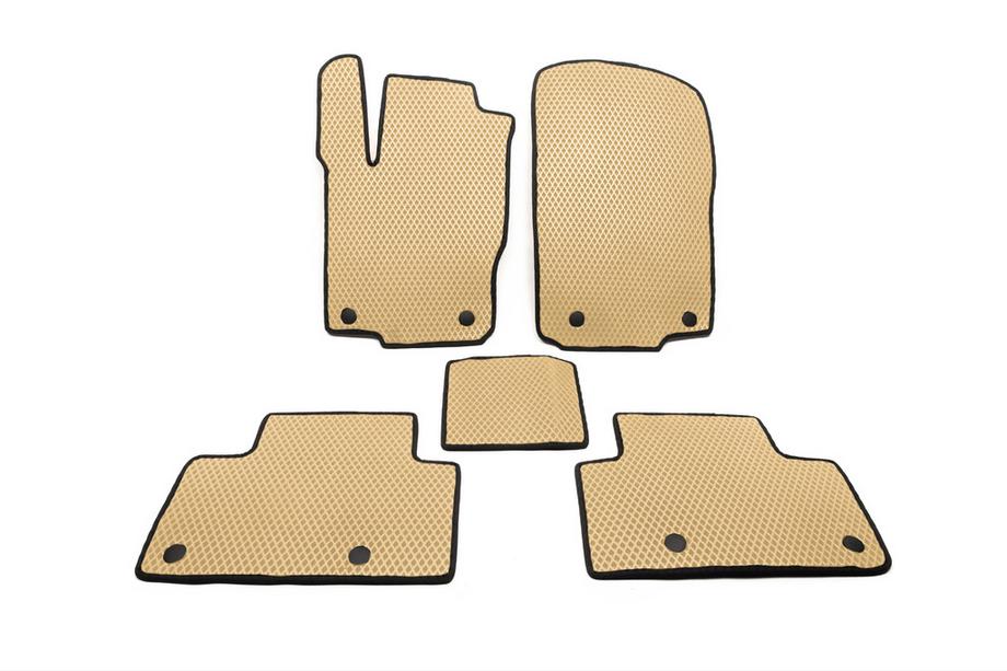 Mercedes GLE/ML class W166 2011-2018 EVA Fußmatten (Beige) Image