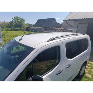 Dachreling OmsaLine Solid (2 Stk, schwarz) Citroen Berlingo/Multispace 2018- Foto 3
