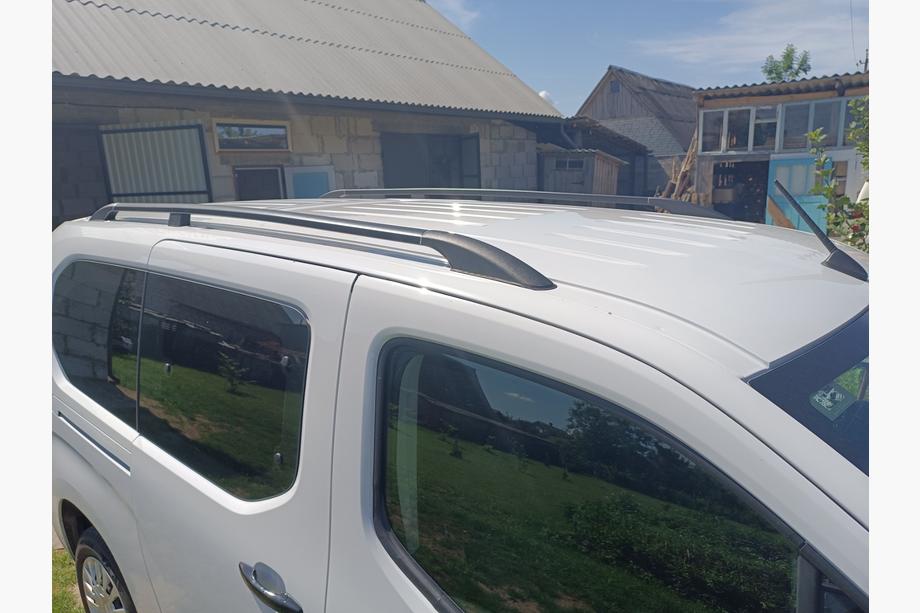 Peugeot Partner/Rifter 2019- Dachreling OmsaLine Solid (2 Stk, schwarz) Image