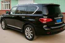 Nissan Armada 2016-2024 Türleisten (4 Stk, Chrom) Foto 1