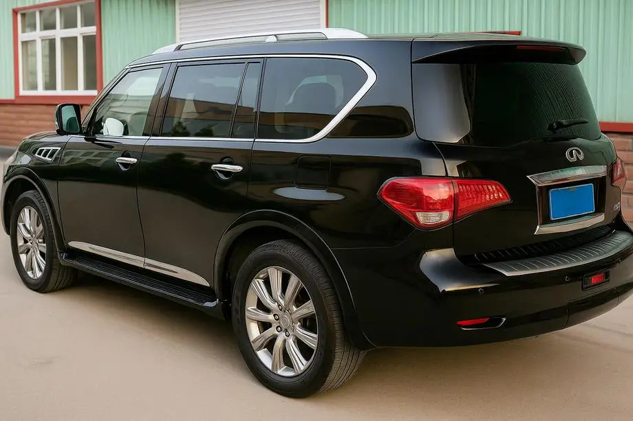 Nissan Armada 2016-2024 Türleisten (4 Stk, Chrom) Image