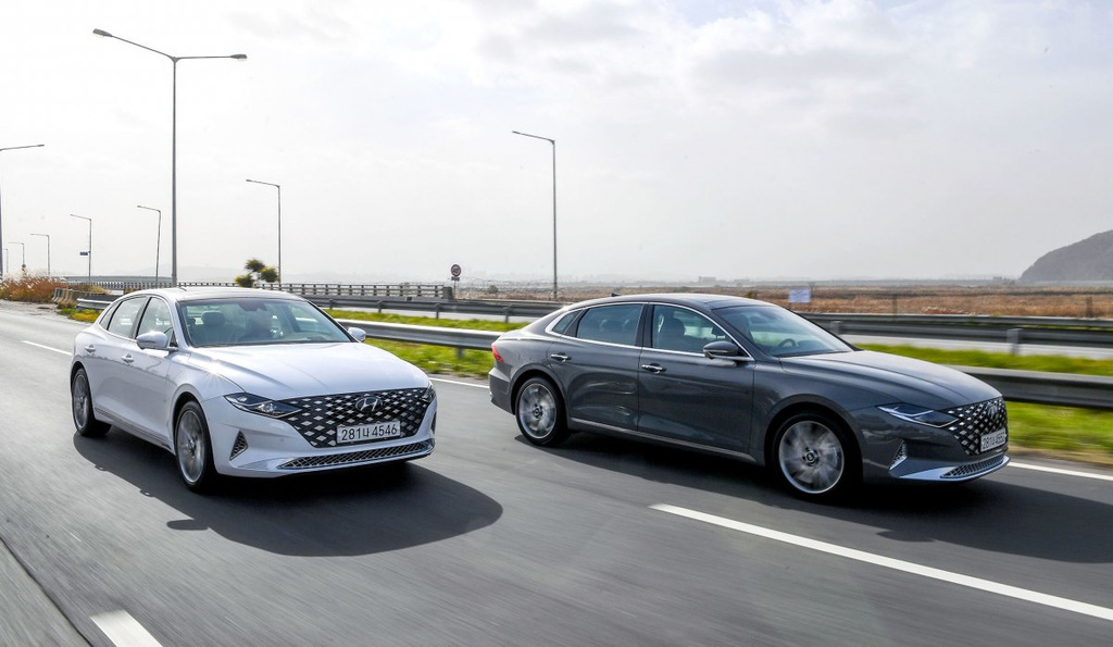 Aktualisierte Limousine Hyundai Grandeur sechste Inkarnation