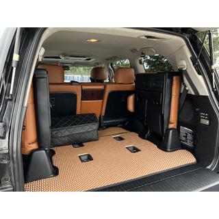 Kofferraummatte 2 Stk (EVA, 7-Sitzer, ziegelrot) Toyota Land Cruiser 200 2007-2021 Foto 2