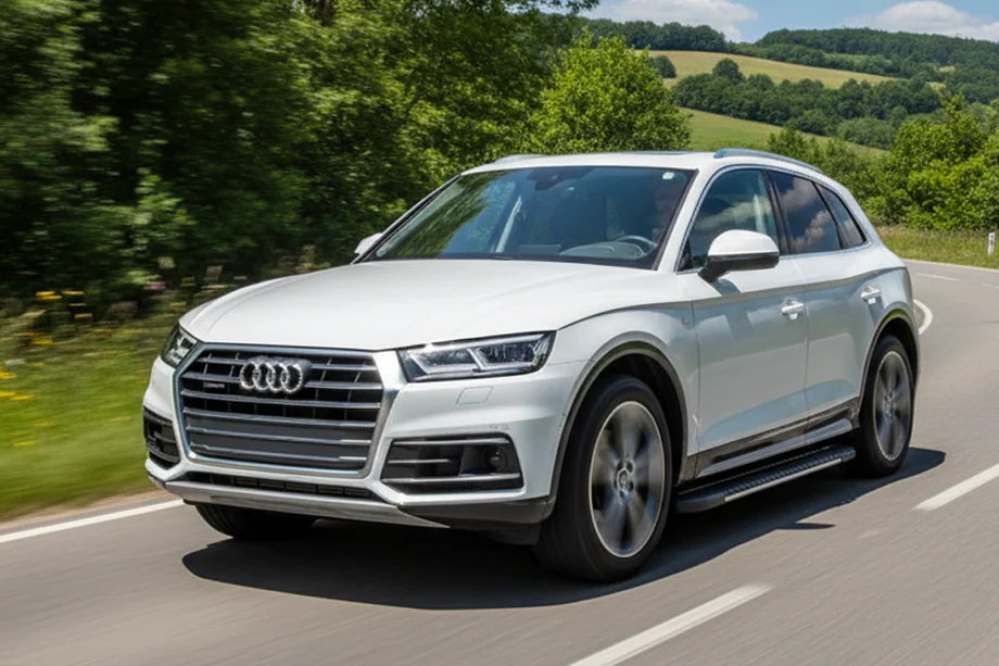 Audi Q5 2017-2025 Trittbretter Bosphorus Grey (2 Stk., Aluminium) Image