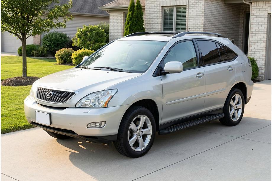 Lexus RX 2003-2009 Seitenschweller Tayga Black (2 Stk., Aluminium) Image