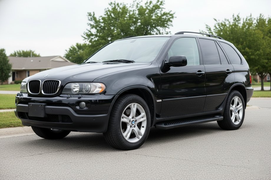 BMW X5 E53 1999–2006 Seitenschweller Allmond Black (2 Stk, Alu) Image