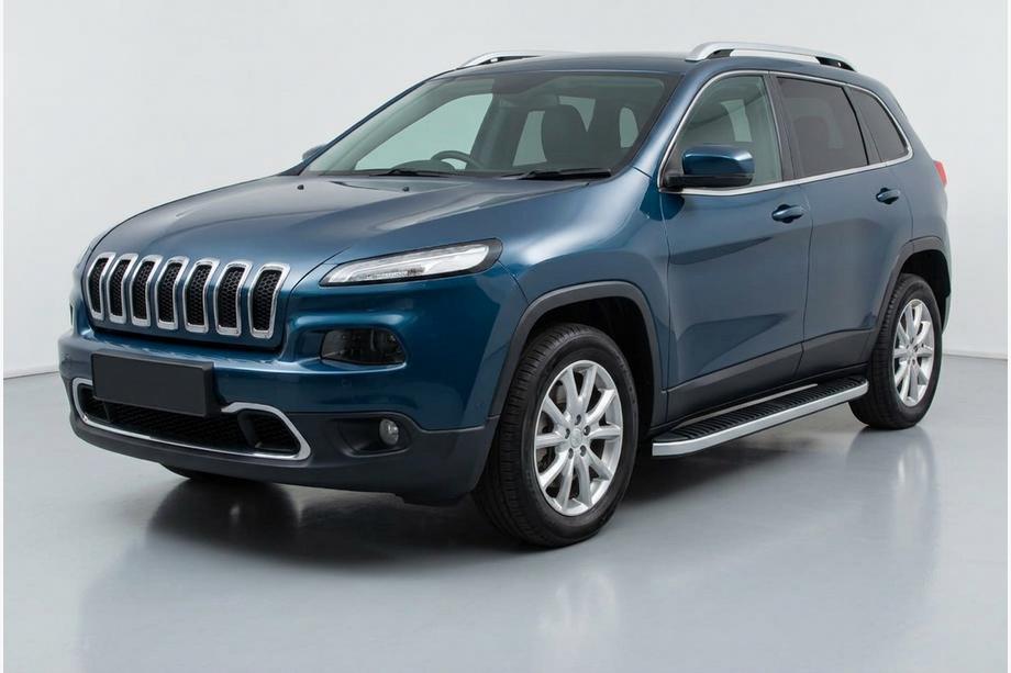 Jeep Cherokee KL 2013- Seitenschweller Tayga Grey (2 Stk., Aluminium) Image