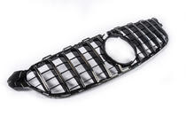 Mercedes C-сlass W205 2014-2021 Frontgrill Panamericana GT (für original C63 AMG) 2014-2018, ohne Kamera Foto 4