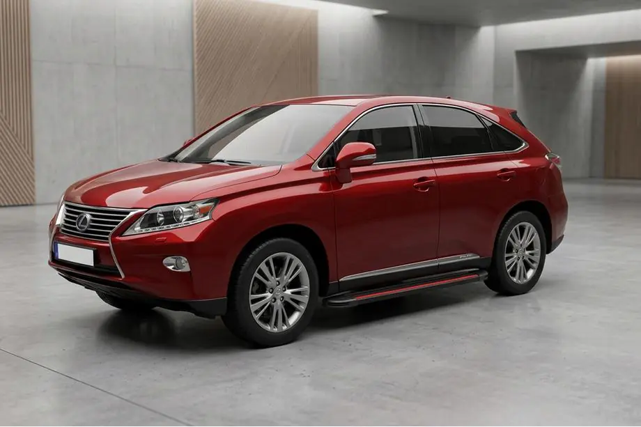 Lexus RX 2009-2015 Seitenschweller Maya Red (2 Stk, Aluminium) Image