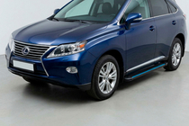 Lexus RX 2009-2015 Trittbretter Maya Blue (2 Stk, Aluminium) Foto 1