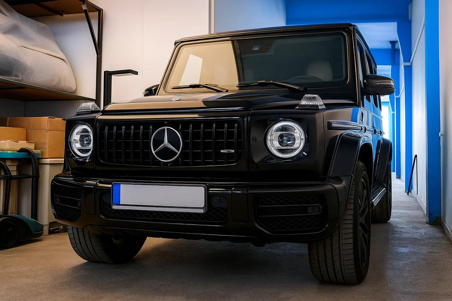 Mercedes G class W463 1990-2018 Frontgrill (GT Panamericana, ohne Chrom) Image